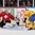 MALMO, SWEDEN - DECEMBER 26: Sweden's Oskar Sundqvist #29 scores a first period goal against Switzerland's Melvin Nyffeler #1 while Yannick Rathgeb #27 looks on during preliminary round action at the 2014 IIHF World Junior Championship. (Photo by Andre Ringuette/HHOF-IIHF Images)